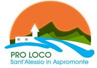 Logo Pro Loco Sant'Alessio in Aspromonte. La componente iconica mira a voler rappresentare le caratteristiche tipiche del paese di Sant’Alessio. Il logo simboleggia un sole che fa da cornice al paese con le sue colline verdi, il torrente Gallico e la chiesetta. L’icona ha forma circolare con in basso la scritta PRO LOCO Sant’Alessio in Aspromonte.